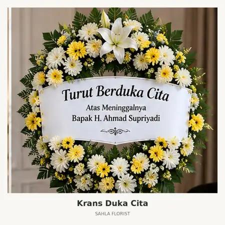 Krans Bunga Duka Kartoharjo